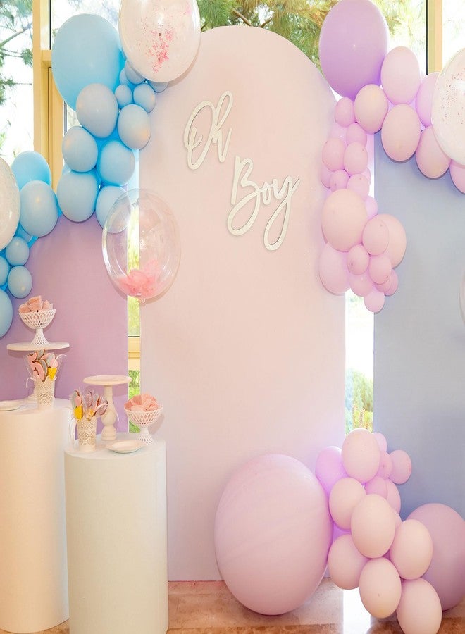 JTRF Oh Boy Sign - Wood Color | Perfect for Baby Showers, Gender Reveal Parties, Baby's 1st Birthday, and Photo Backdrops | Boy Decorations and Party Background - Image 4